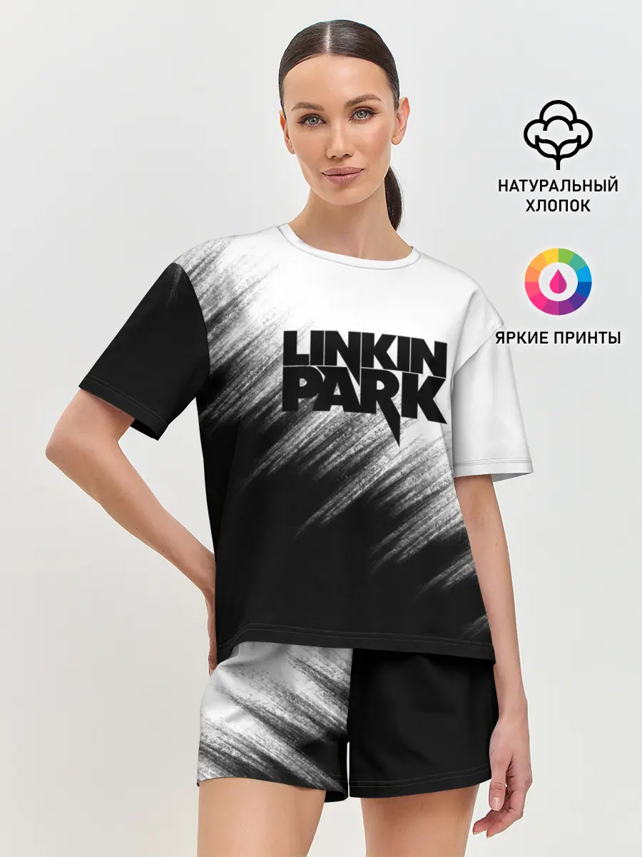 Женская пижама с шортами / Linkin Park