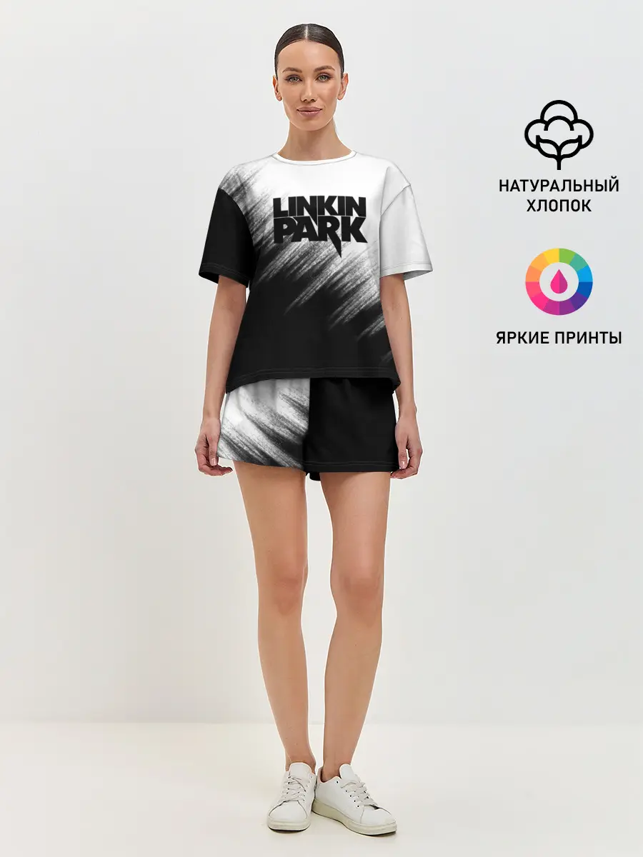 Женская пижама с шортами / Linkin Park
