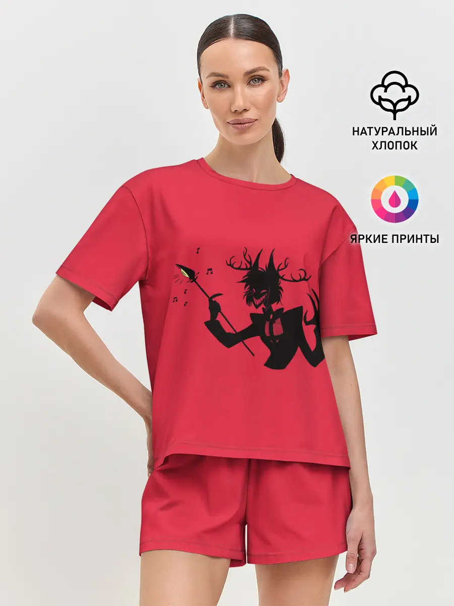 Женская пижама с шортами / Аластор