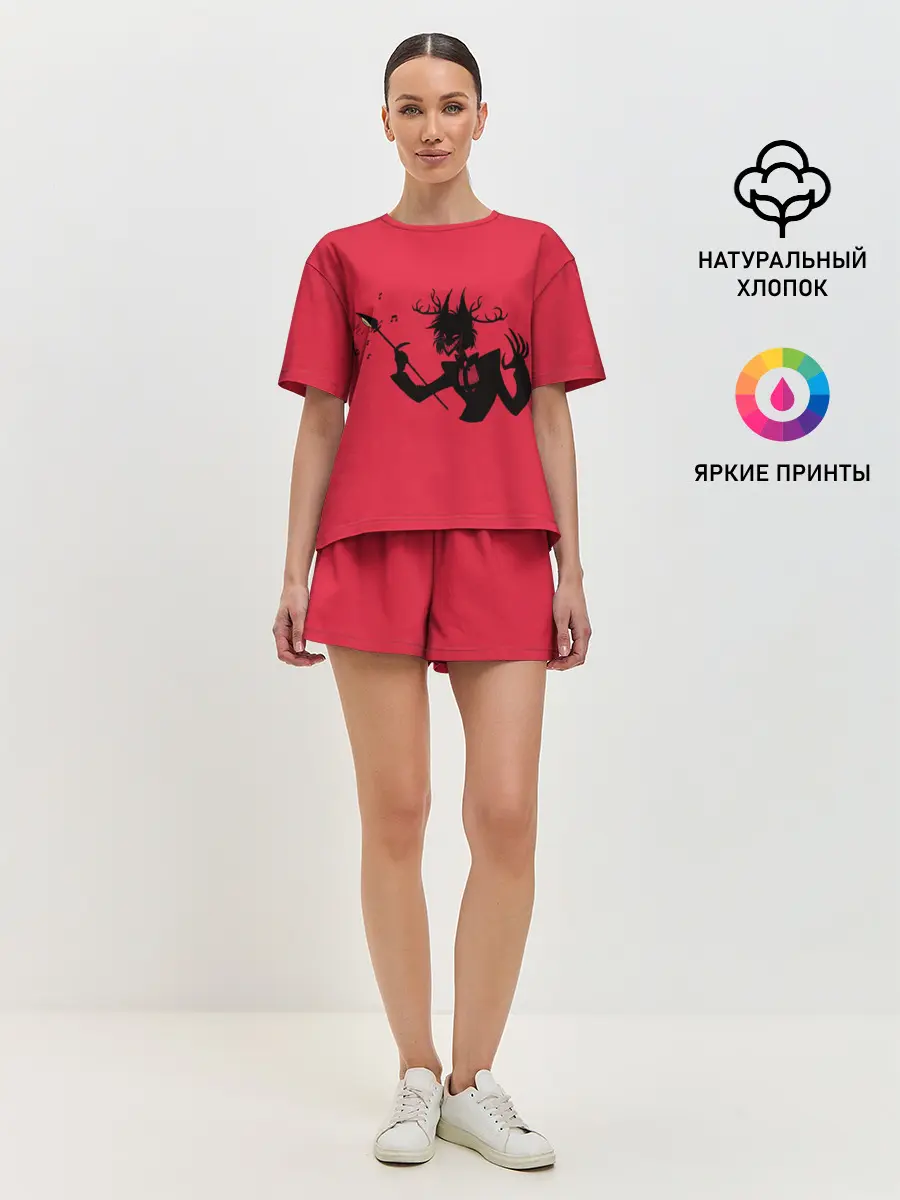 Женская пижама с шортами / Аластор
