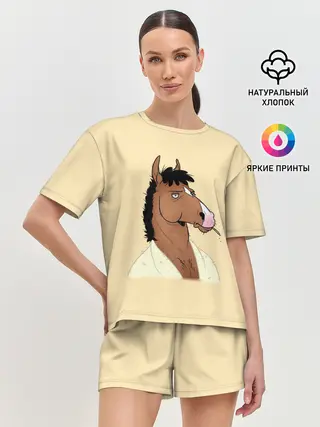 Женская пижама с шортами / Конь БоДжек