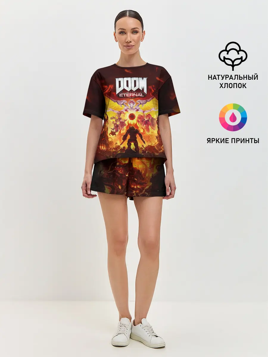 Женская пижама с шортами / DOOM Eternal