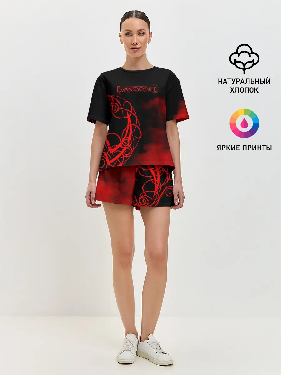 Женская пижама с шортами / Evanescence