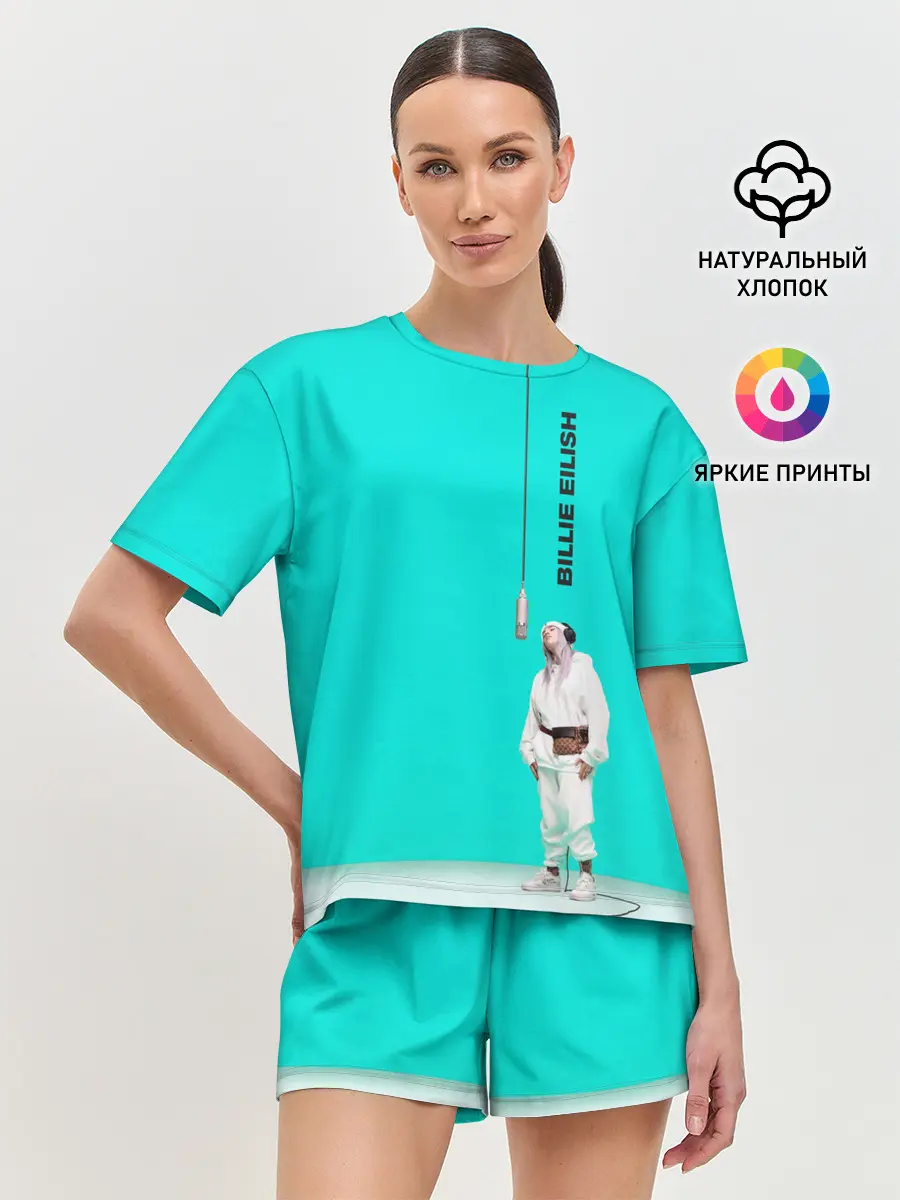 Женская пижама с шортами / Billie Eilish