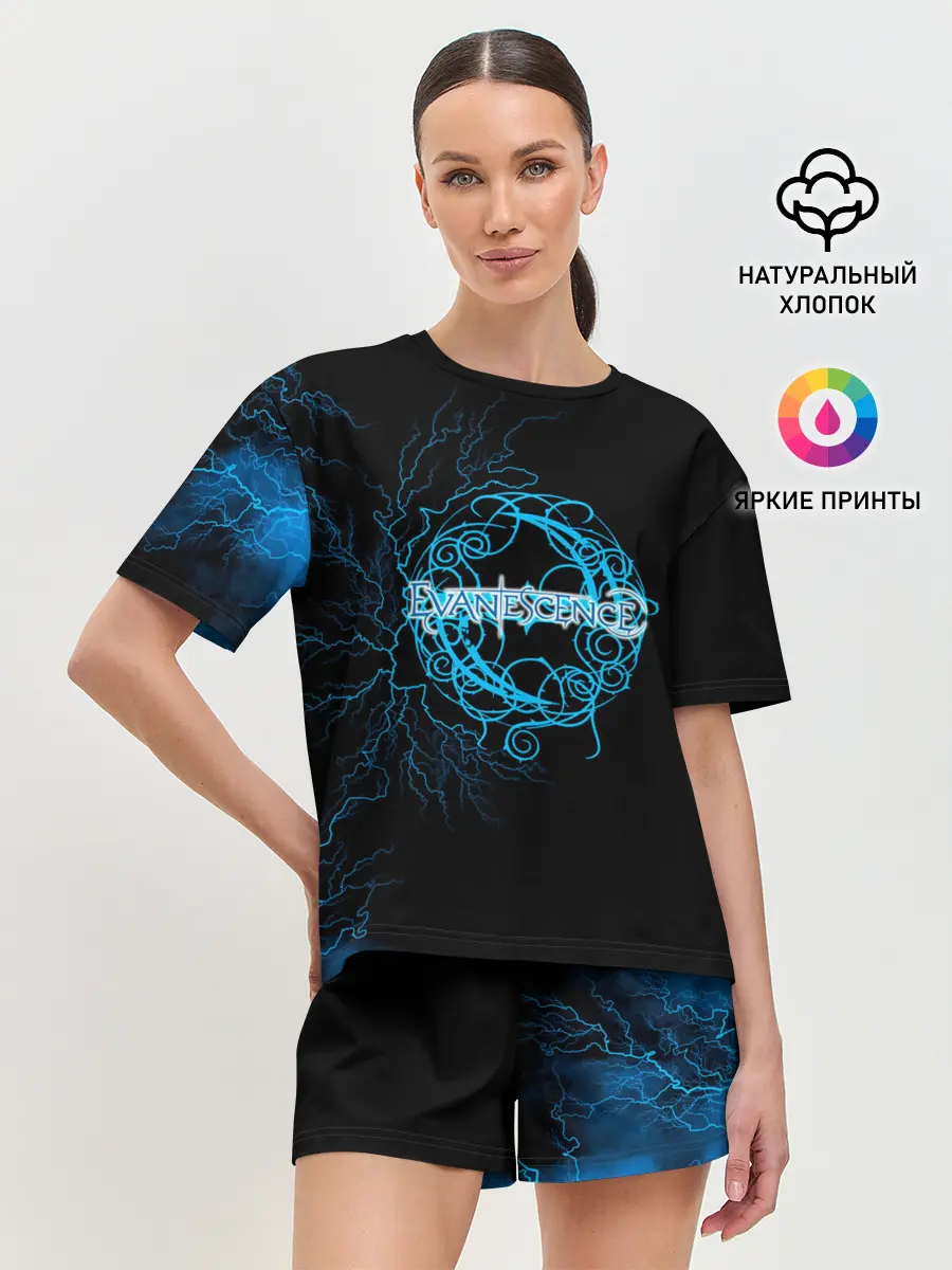 Женская пижама с шортами / Evanescence
