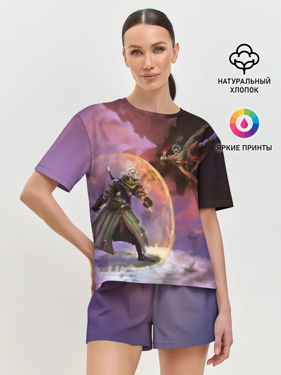 Женская пижама с шортами / Ведьмак и Секиро