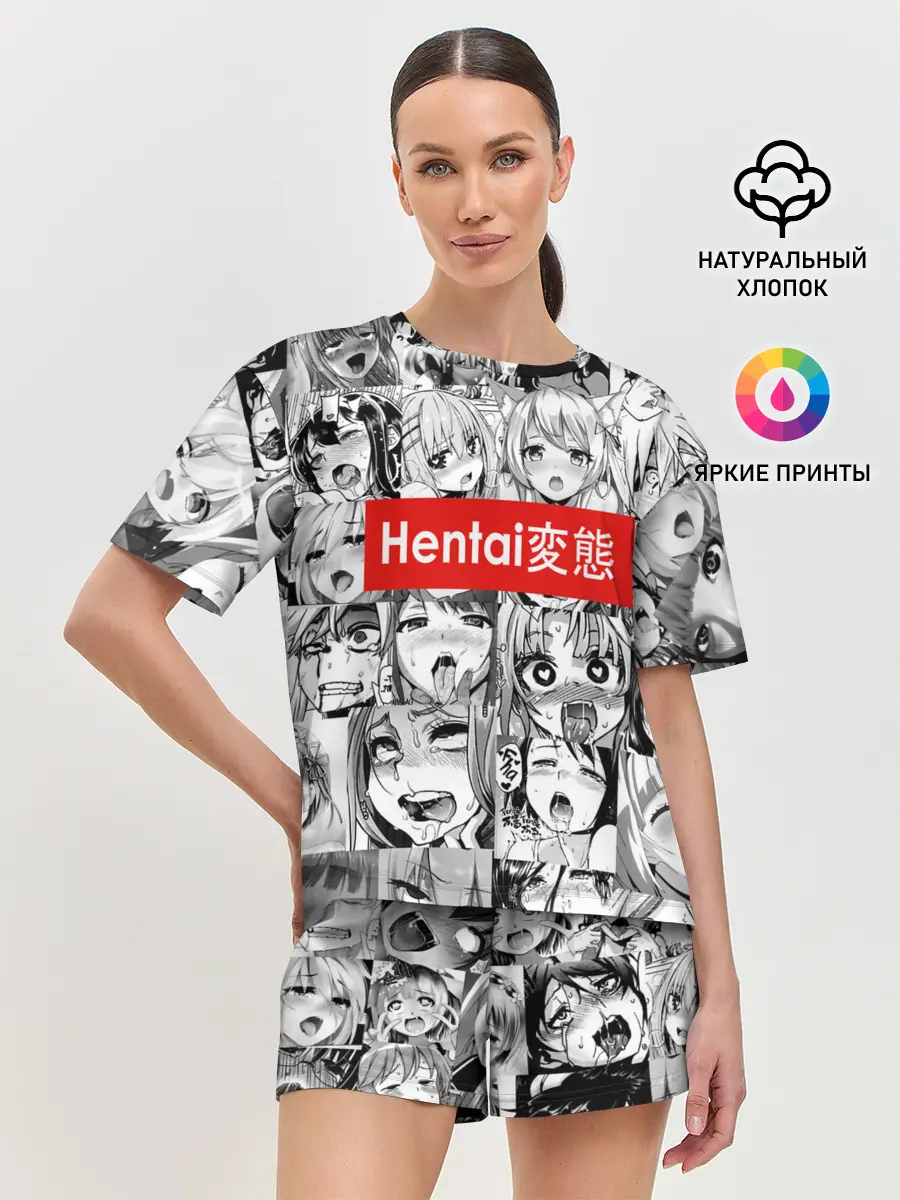 Женская пижама с шортами / Японская анимация