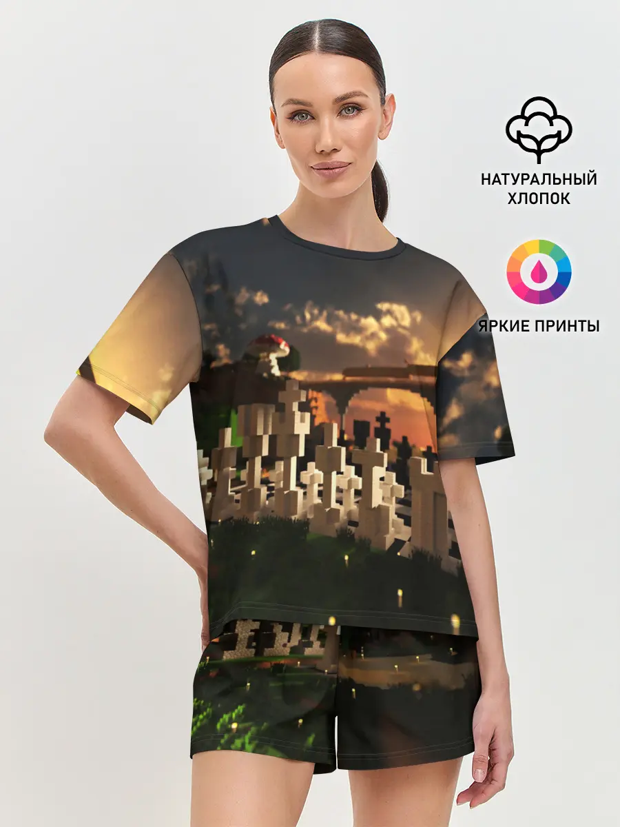 Женская пижама с шортами / MINECRAFT