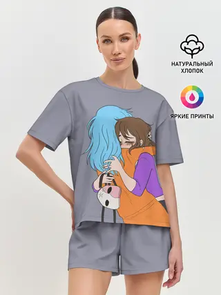 Женская пижама с шортами / Sally face