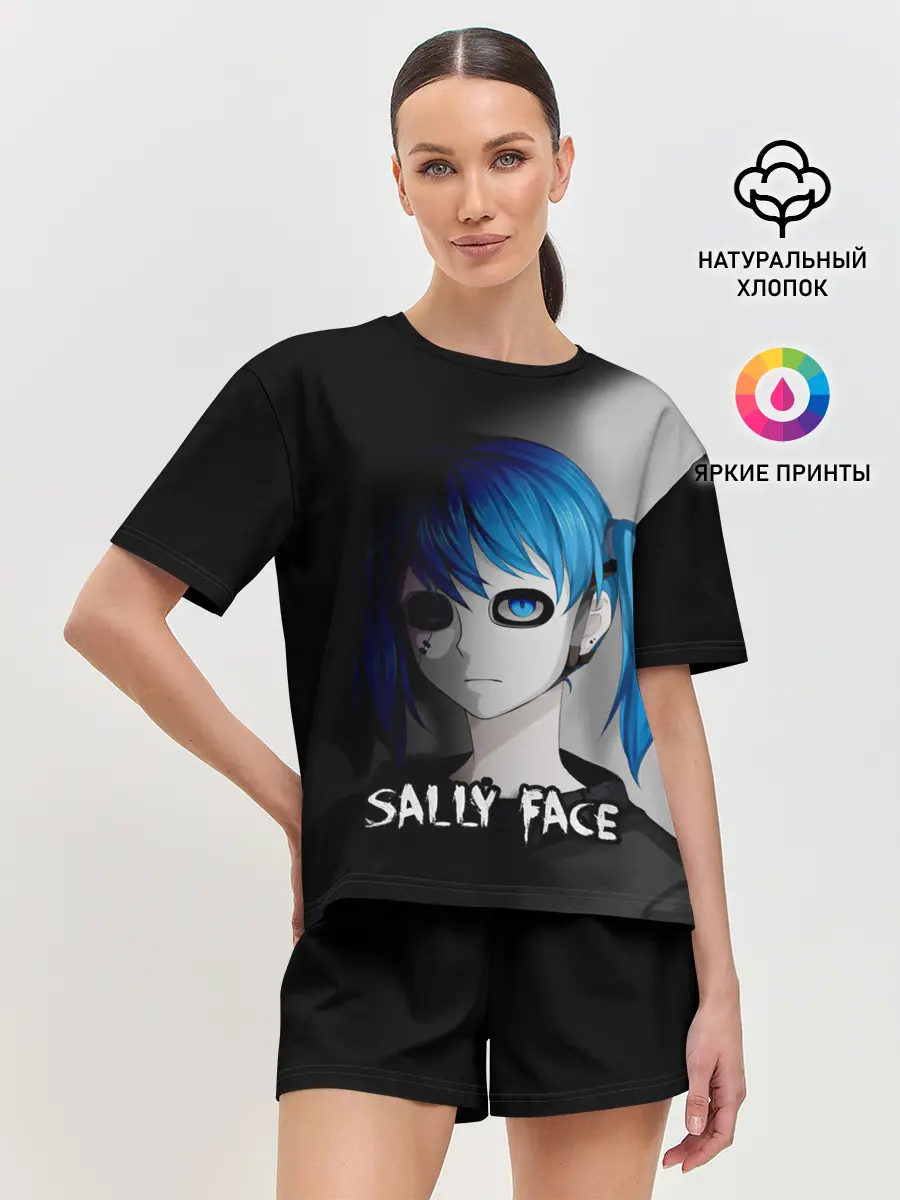 Женская пижама с шортами / Sally face