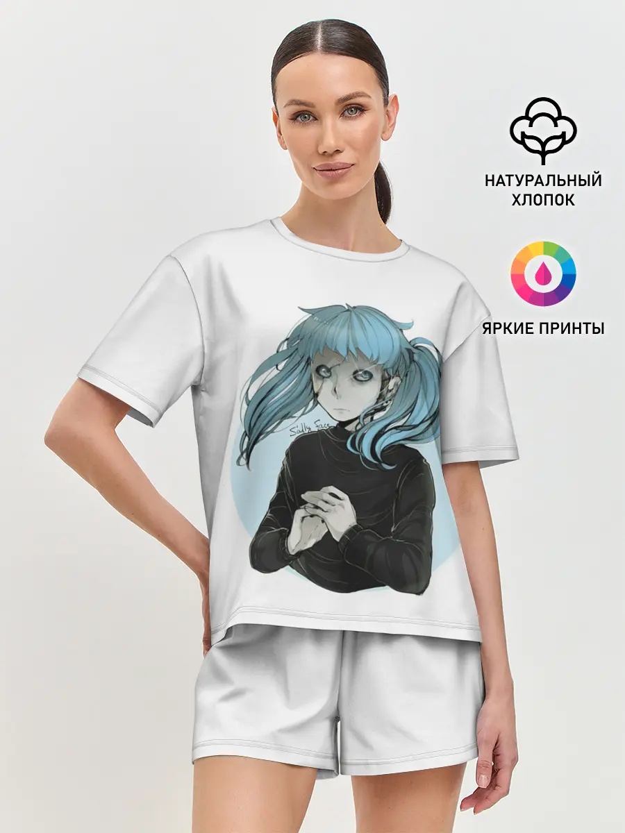 Женская пижама с шортами / Sally face