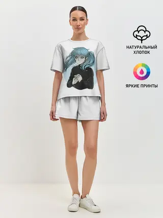 Женская пижама с шортами / Sally face