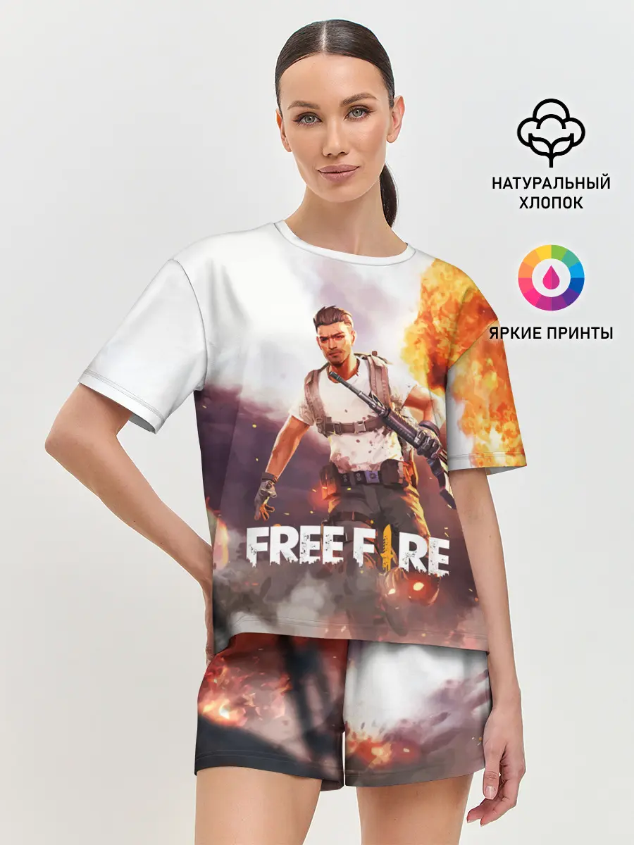 Женская пижама с шортами / FREE FIRE