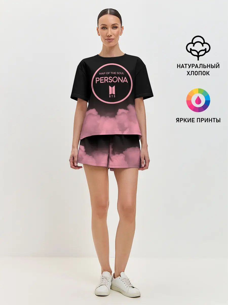Женская пижама с шортами / BTS