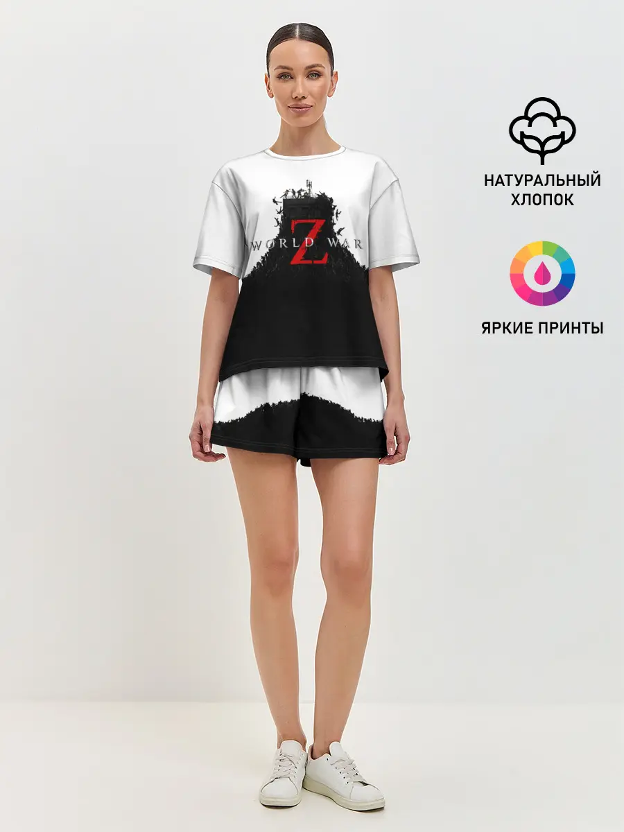 Женская пижама с шортами / WORLD WAR Z