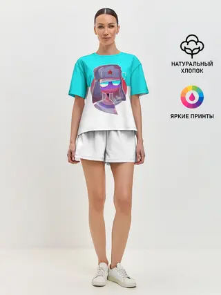 Женская пижама с шортами / CountryHumans - Россия