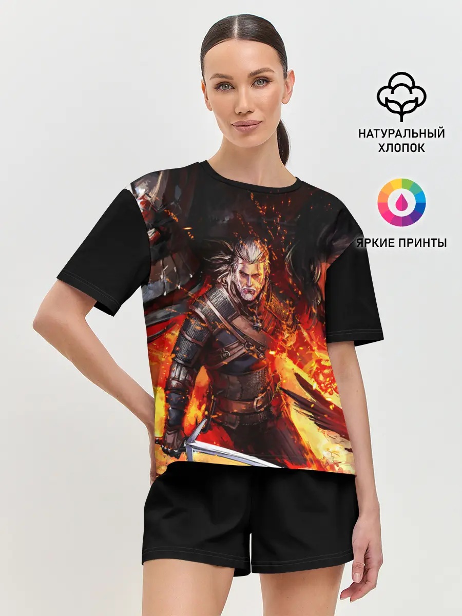 Женская пижама с шортами / THE WITCHER 3:WILD HUNT