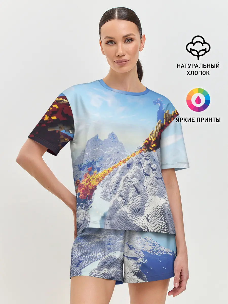 Женская пижама с шортами / MINECRAFT