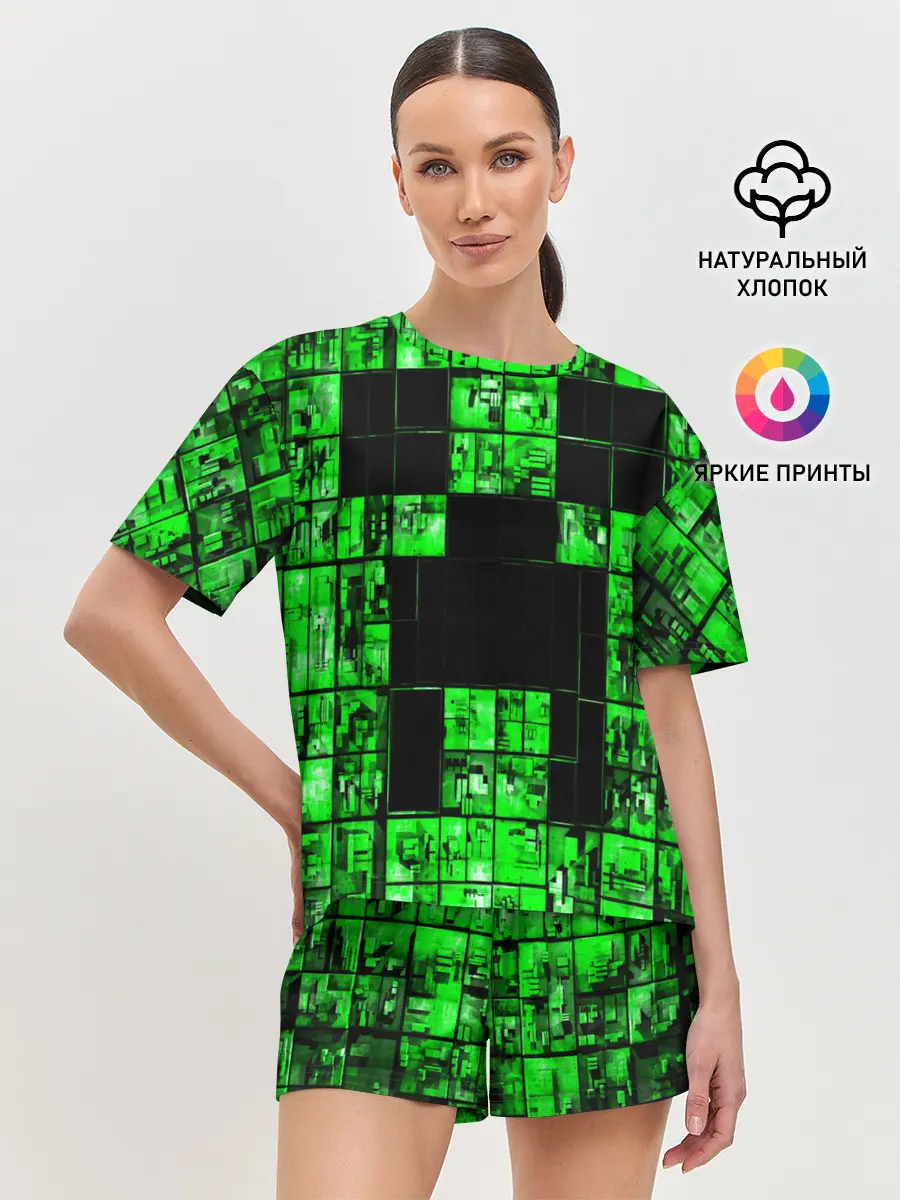 Женская пижама с шортами / MINECRAFT