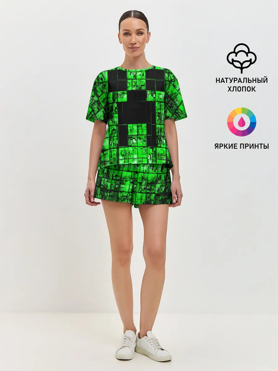 Женская пижама с шортами / MINECRAFT