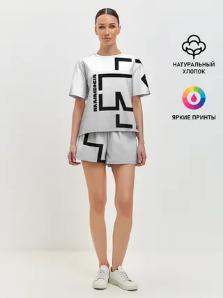 Женская пижама с шортами / RAMMSTEIN | РАМШТАЙН