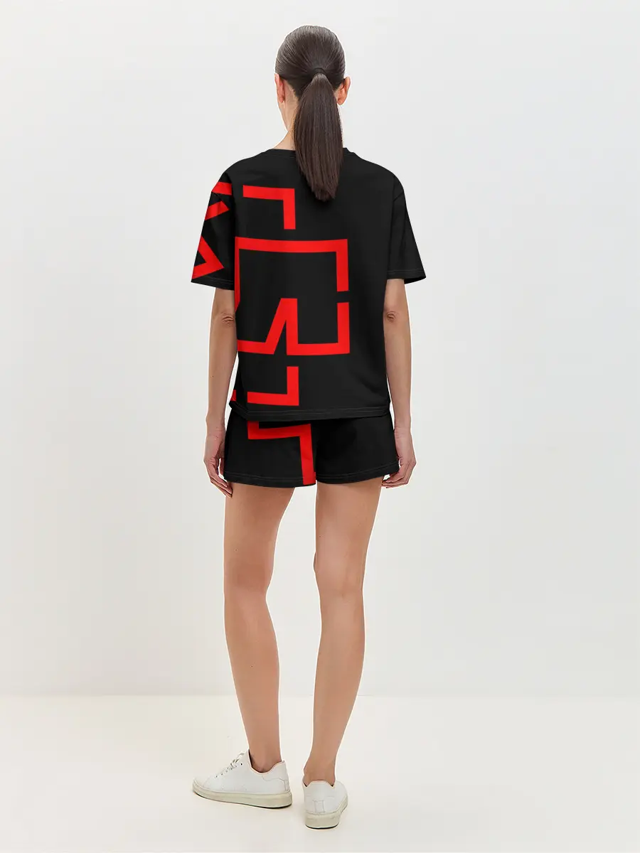 Женская пижама с шортами / RAMMSTEIN