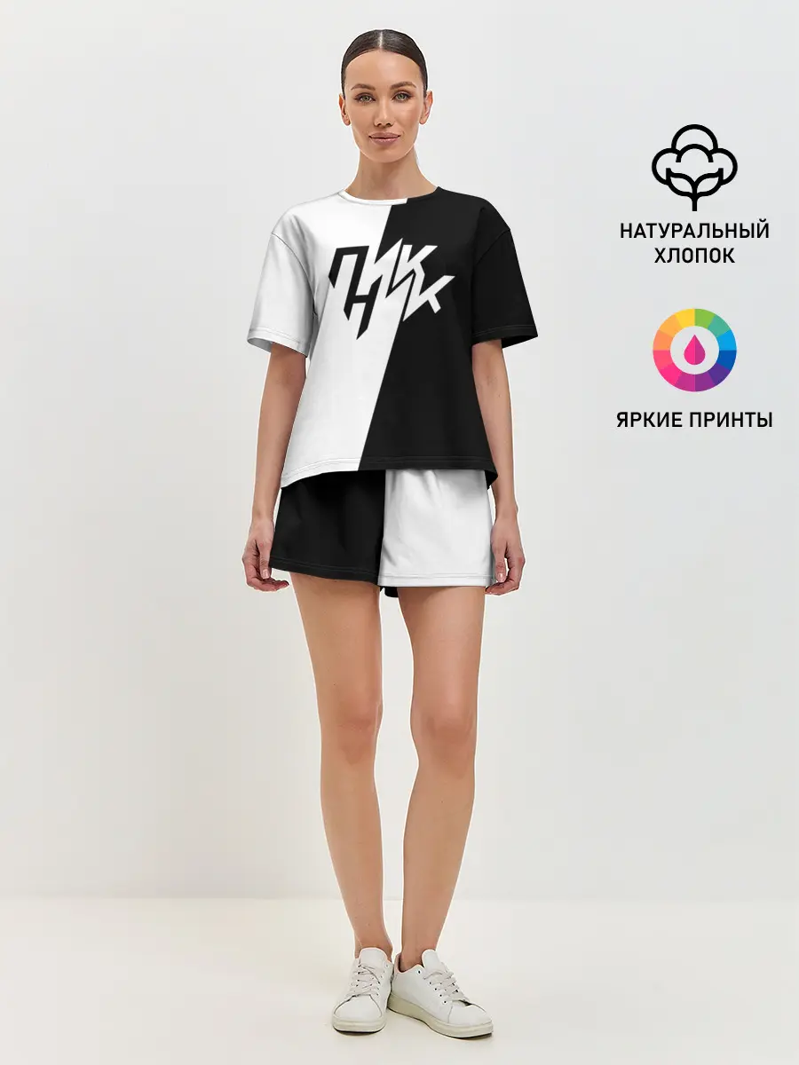 Женская пижама с шортами / Пикник