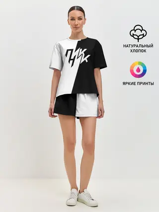 Женская пижама с шортами / Пикник