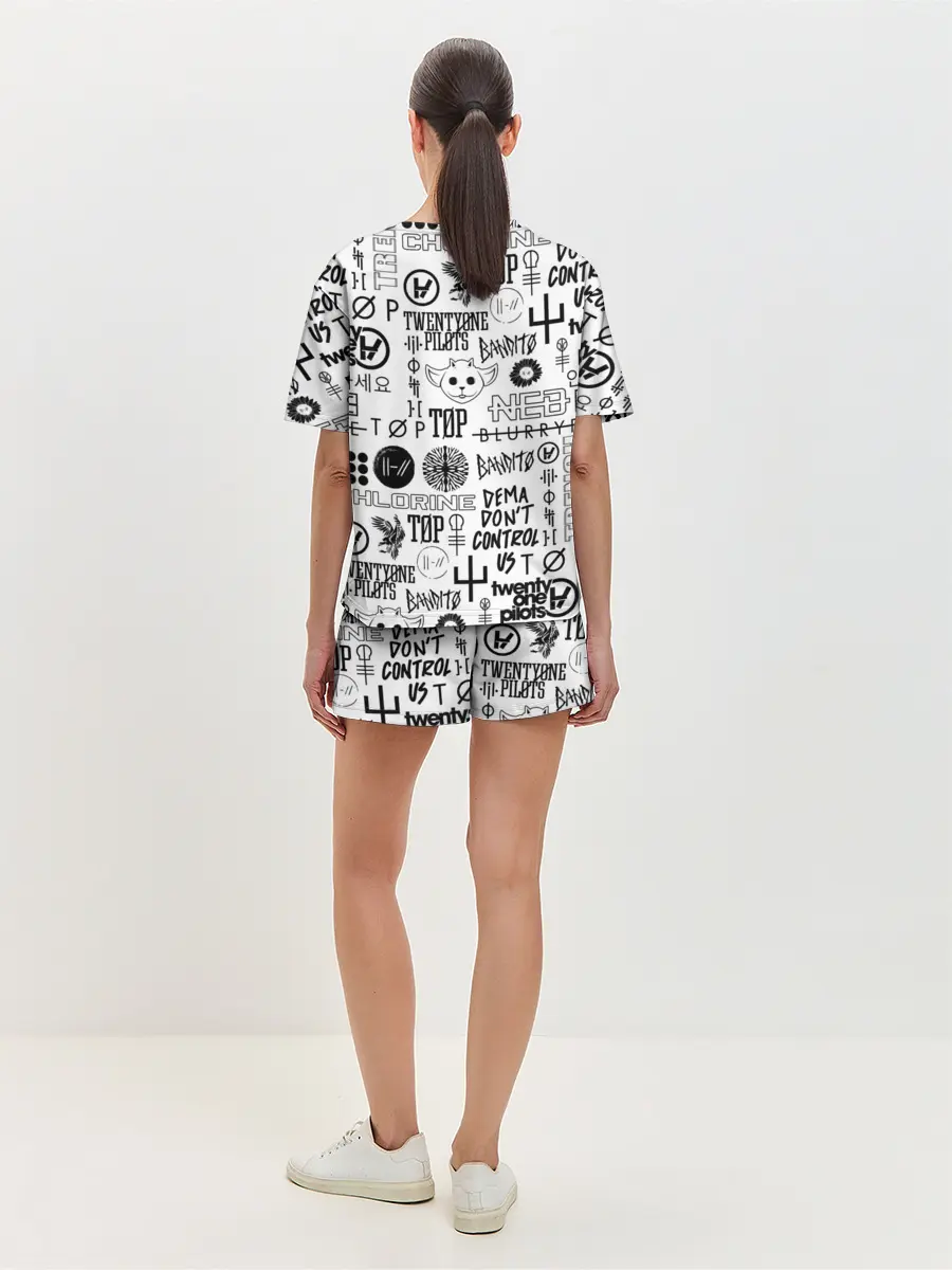 Женская пижама с шортами / TWENTY ONE PILOTS