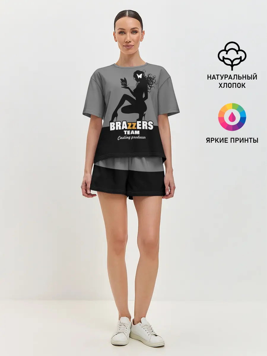 Женская пижама с шортами / Brazzers team Casting-producer