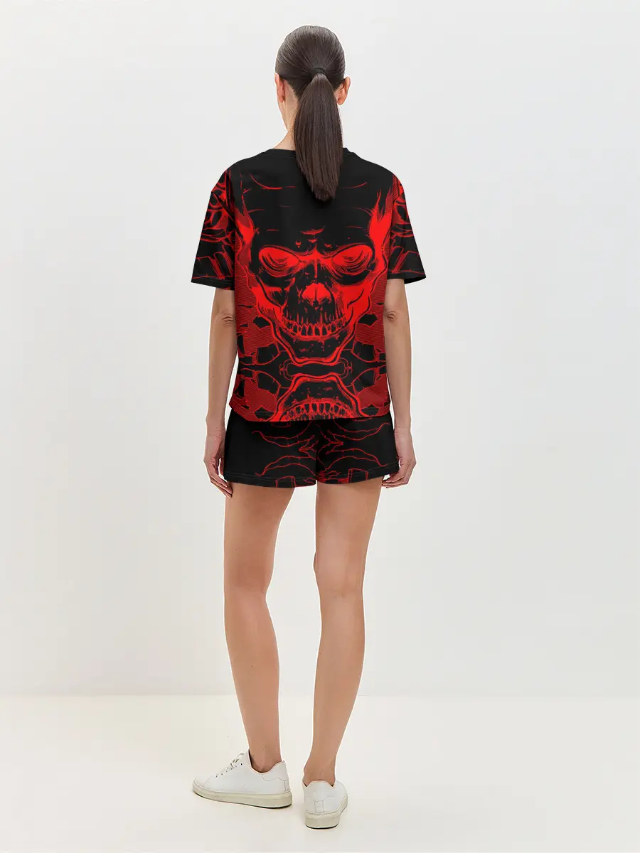 Женская пижама с шортами / Metallica