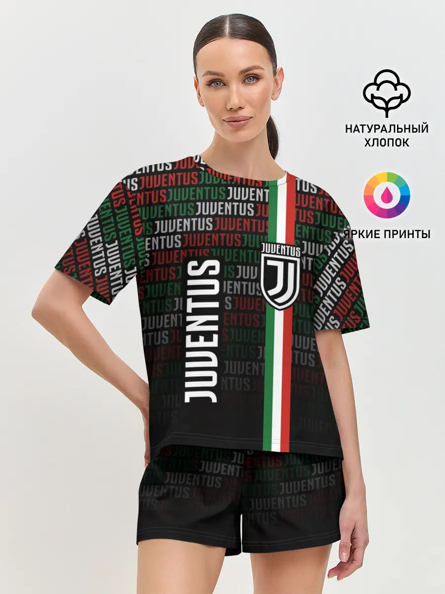 Женская пижама с шортами / JUVENTUS