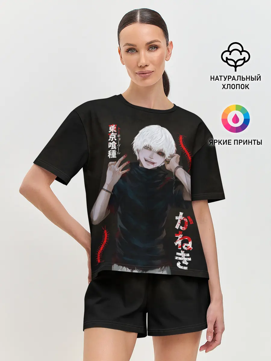 Женская пижама с шортами / Токийский Гуль