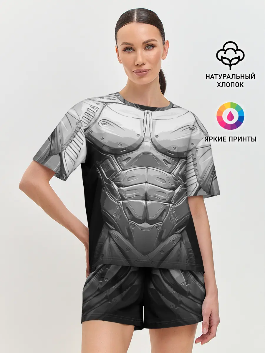 Женская пижама с шортами / Crysis Экзоскелет