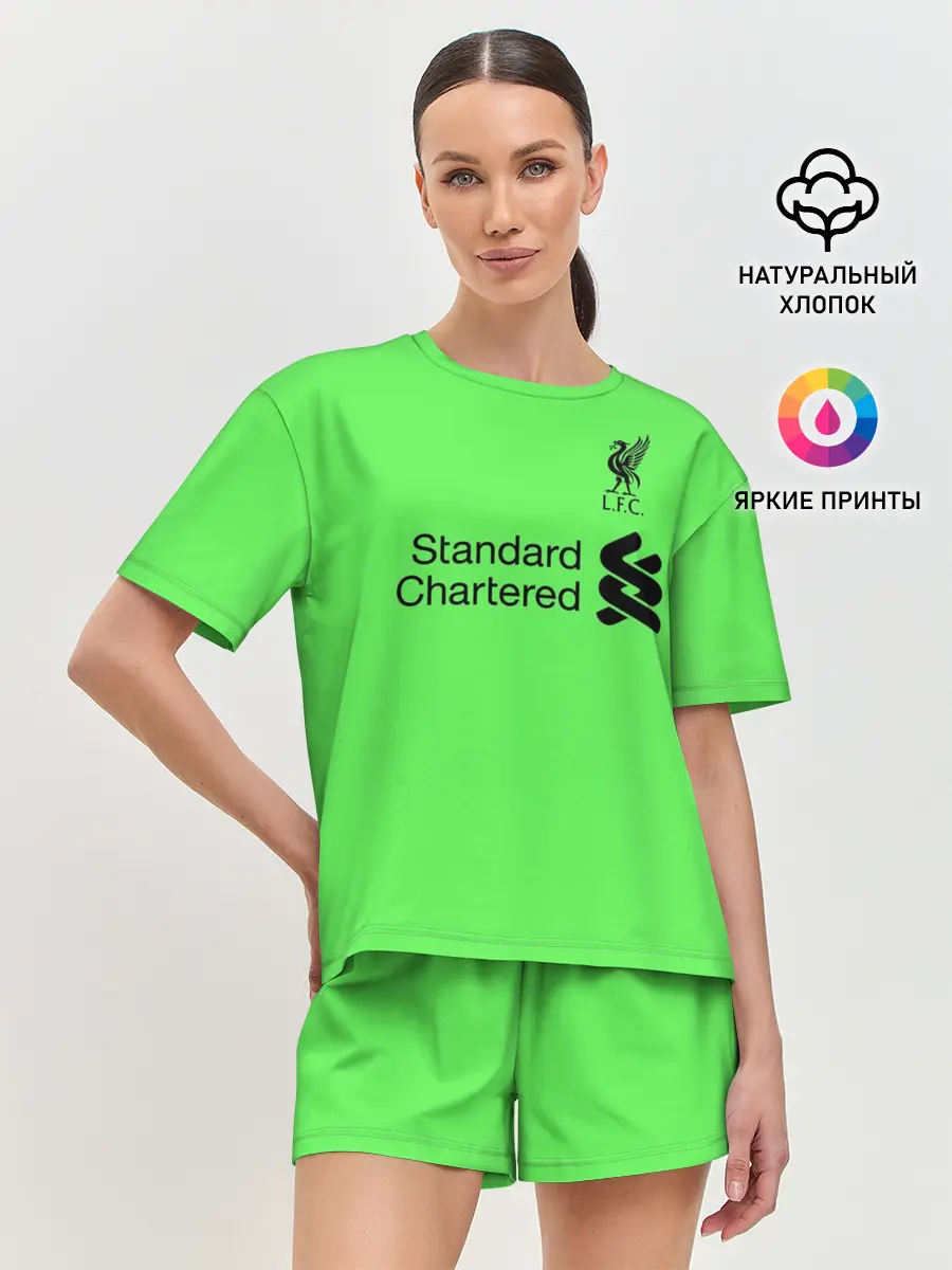 Женская пижама с шортами / Alisson GK away 19-20