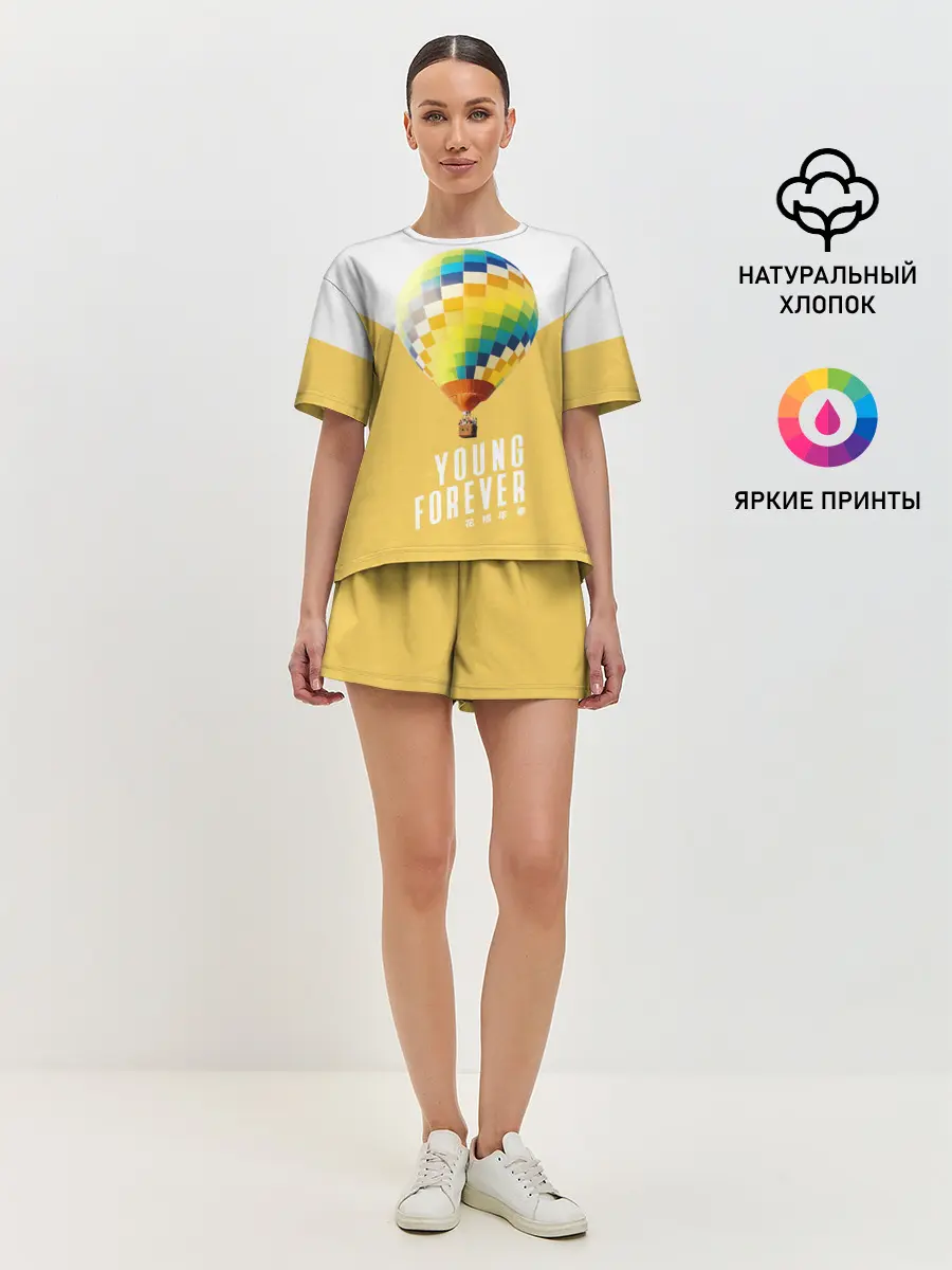 Женская пижама с шортами / BTS Young Forever