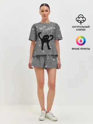 Женская пижама с шортами / ЪУЪ СЪУКА