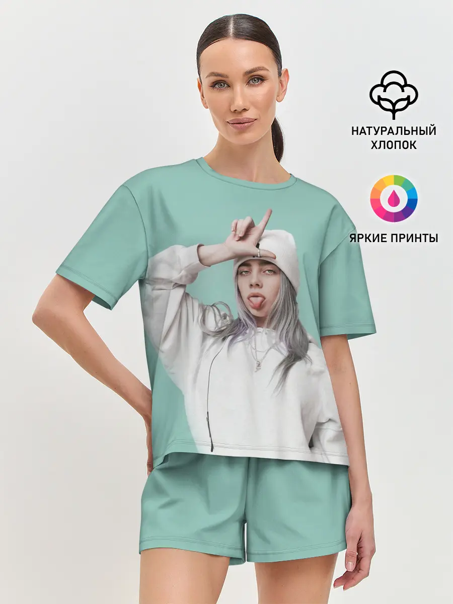 Женская пижама с шортами / BILLIE EILISH
