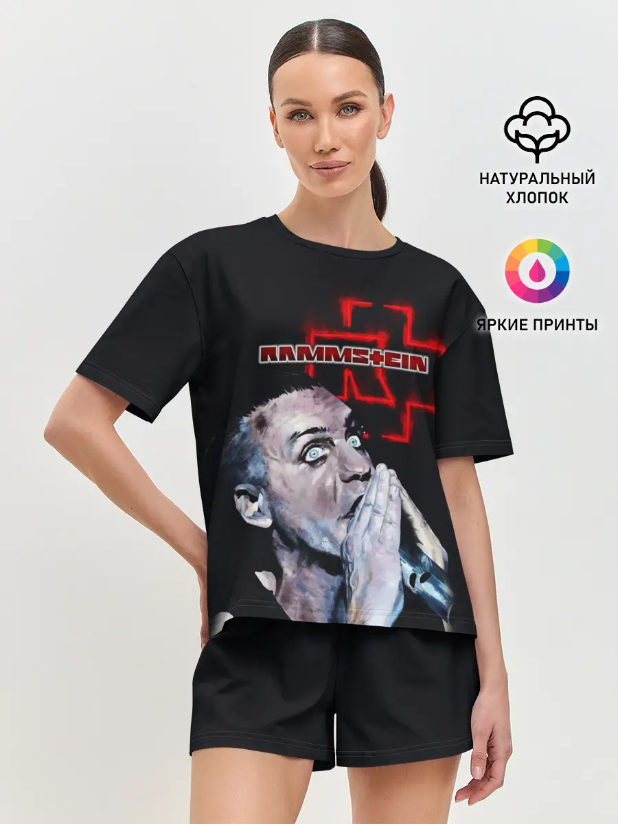 Женская пижама с шортами / Rammstein