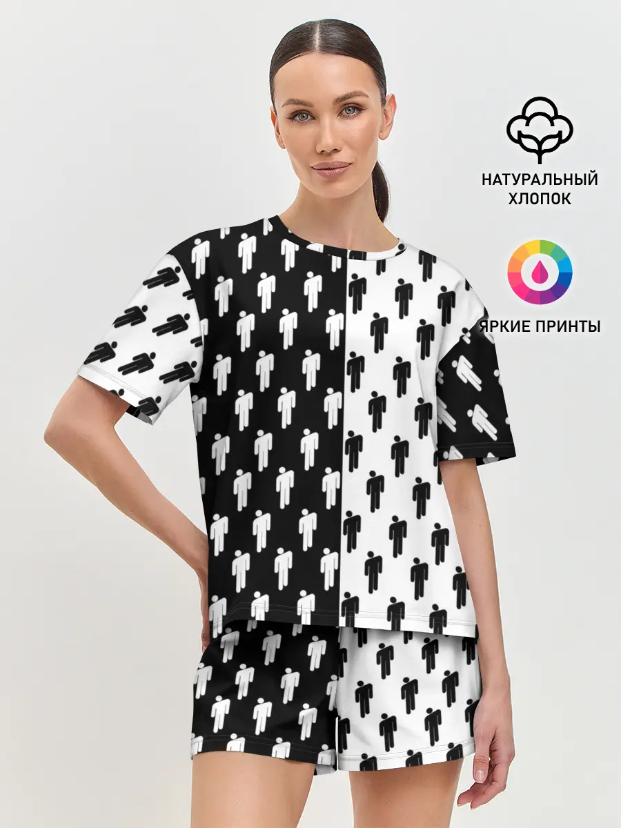 Женская пижама с шортами / BILLIE EILISH