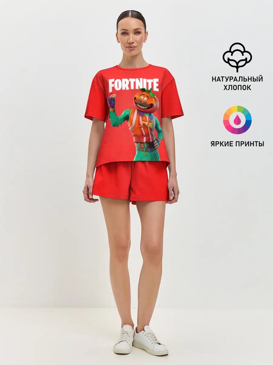 Женская пижама с шортами / Fortnite