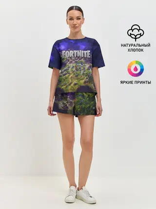 Женская пижама с шортами / Fortnite