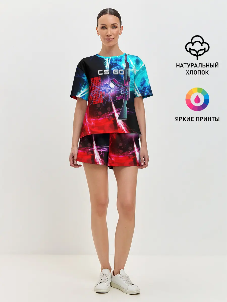 Женская пижама с шортами / cs:go