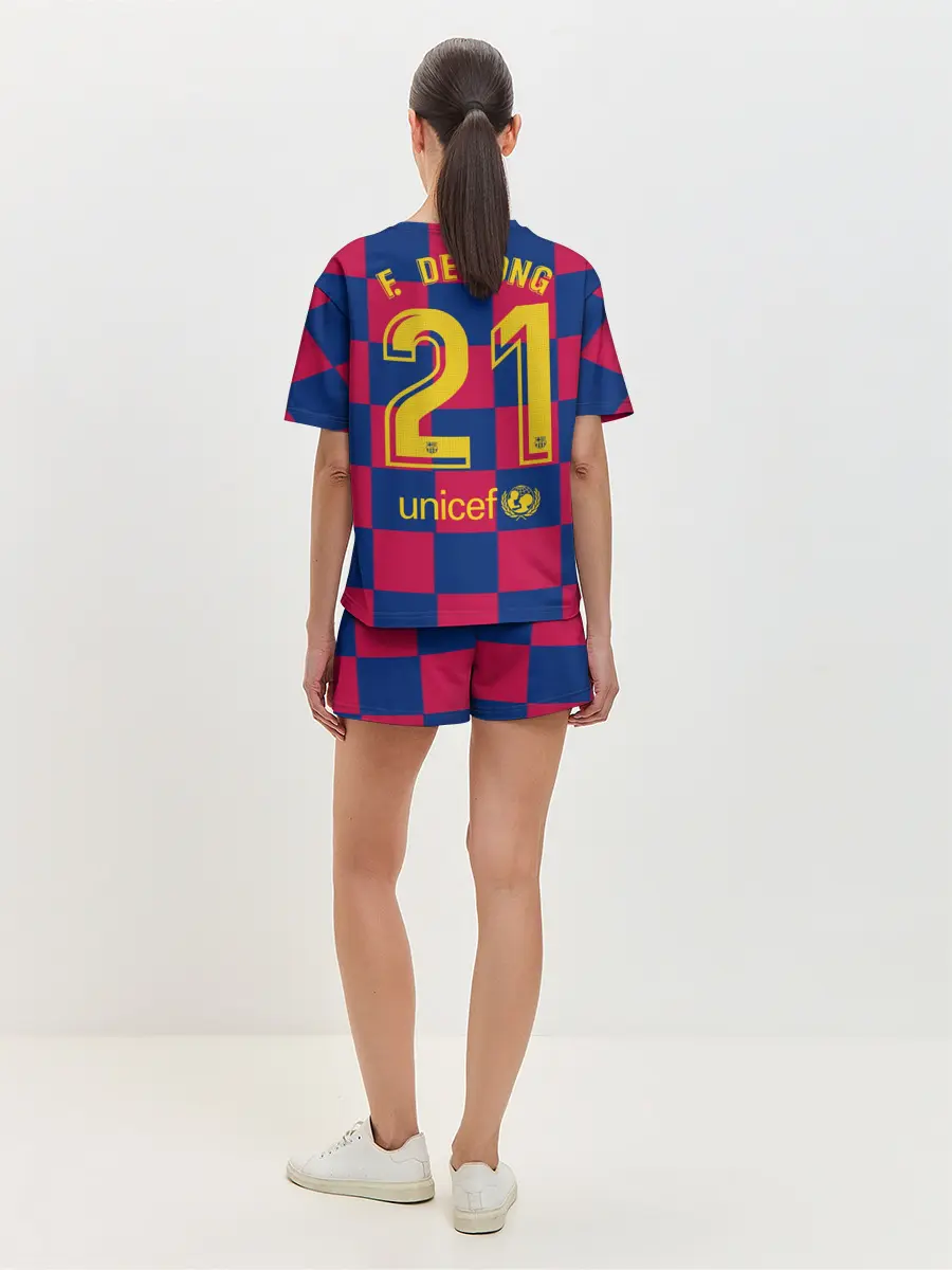 Женская пижама с шортами / Де Йонг домашняя 19-20