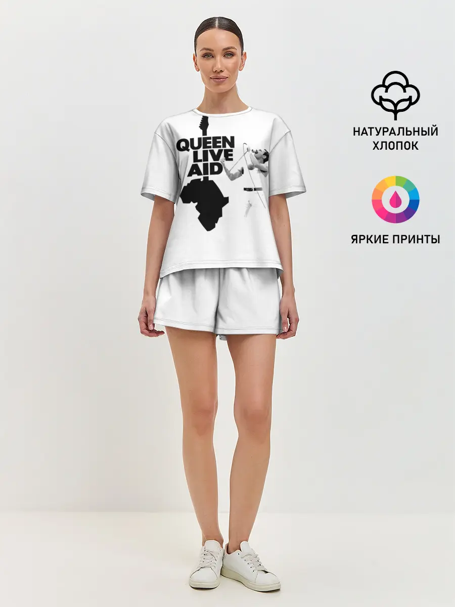 Женская пижама с шортами / Queen LIVE AID
