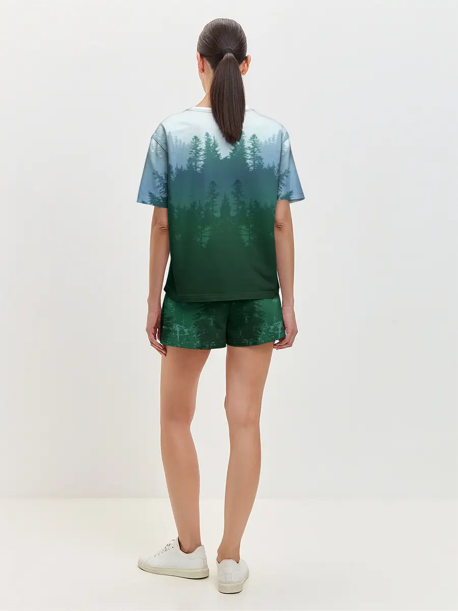 Женская пижама с шортами / Сибирь