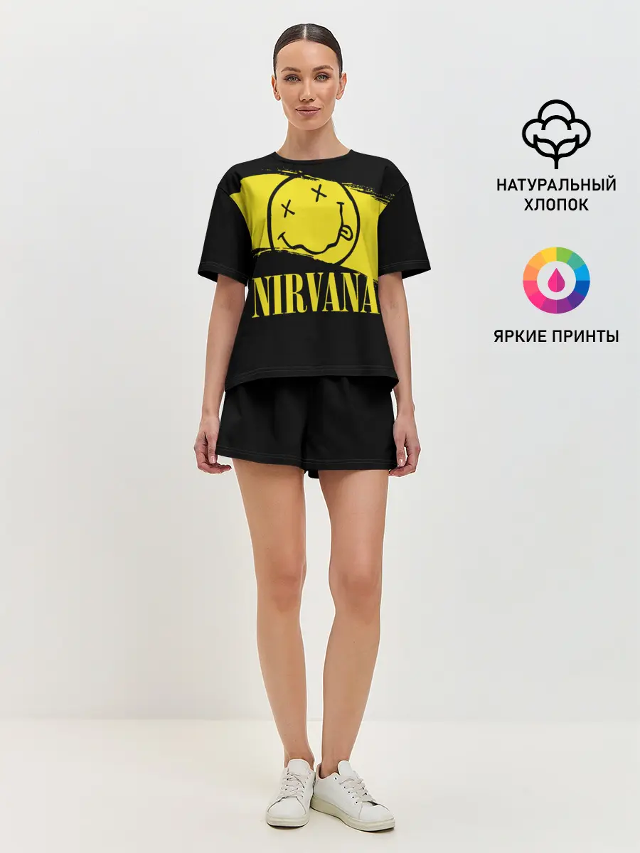 Женская пижама с шортами / Nirvana