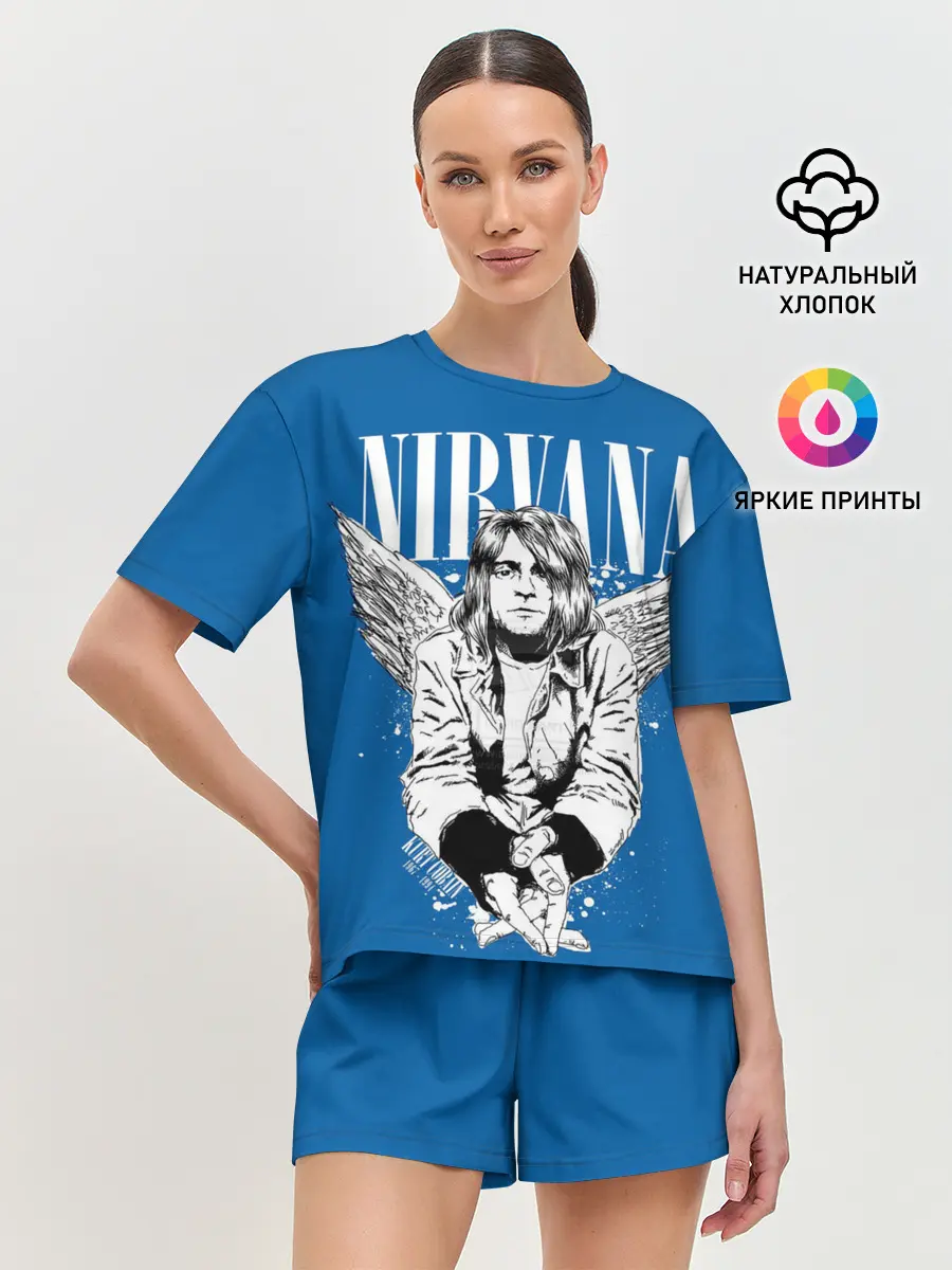 Женская пижама с шортами / Nirvana