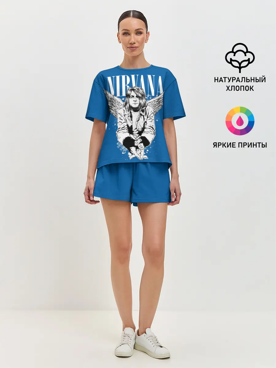 Женская пижама с шортами / Nirvana
