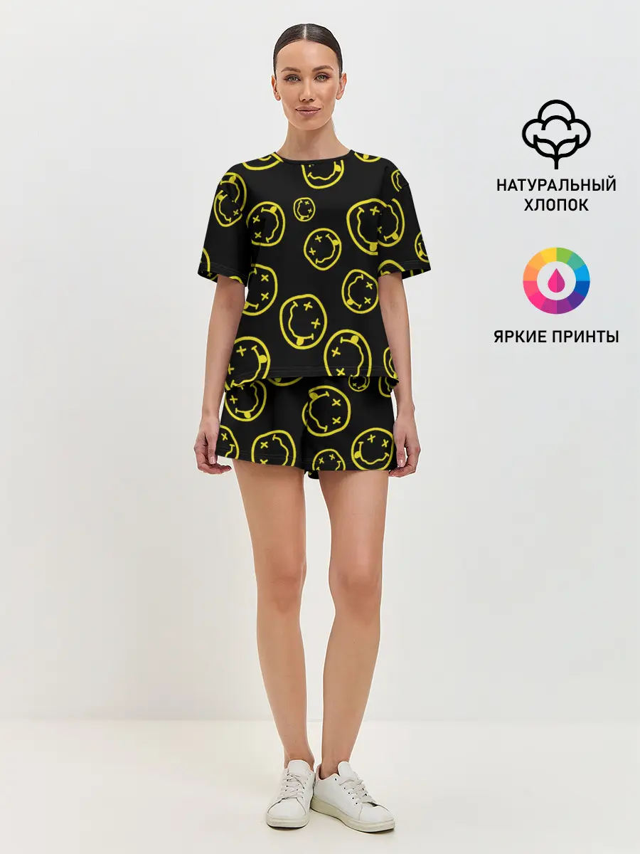 Женская пижама с шортами / Nirvana